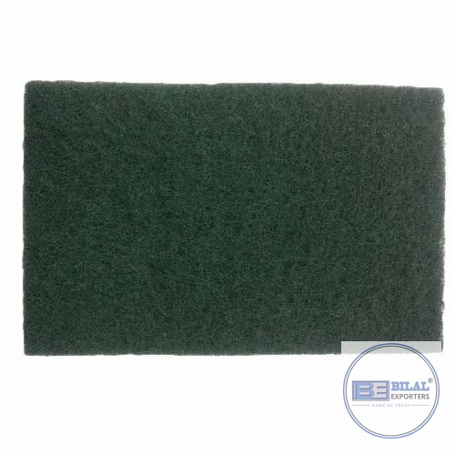 Heavy-Duty Polyester Scrub Pad (Green Non-Woven)